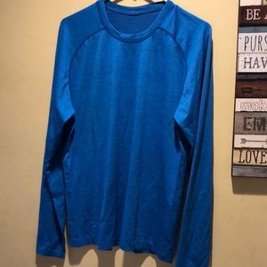 Lululemon Blue long sleeve athletic top